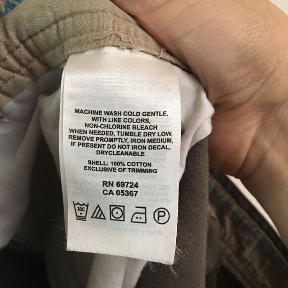 Columbia flat front brown gorpcore hiking shorts 38 - Picture 5 of 6